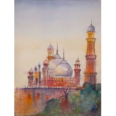 Mudeeha Ali, 10 x 14 Inch, Water Color On Paper, AC-MALI-005